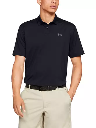 UNDER ARMOUR | Polo da uomo UA Performance Polo 2.0 | schwarz